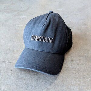 Gymshark Wordmark Trucker Cap Black Mesh Snapback Hat one size